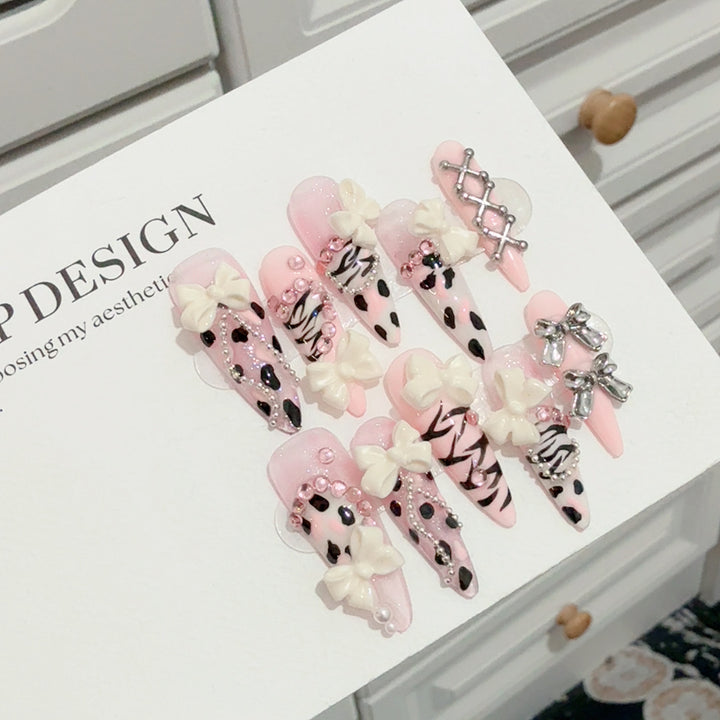 Decorative 3D Nail Art Tips Set