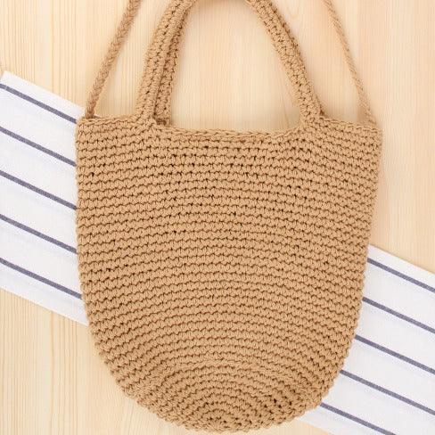 Hand-knotted tote bag with sophisticated design Kalsten