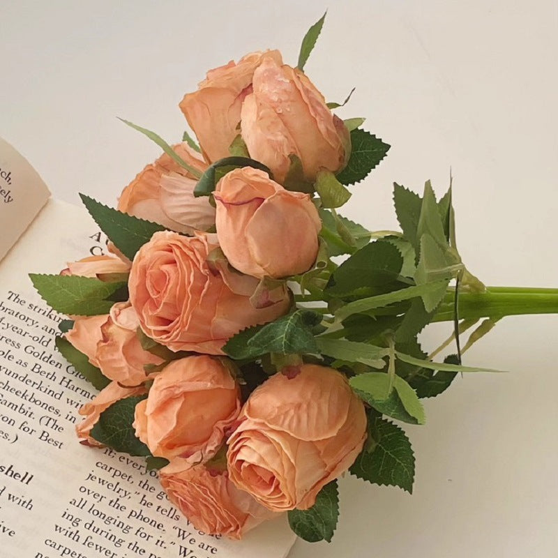 Lifelike Artificial Rose Bouquet