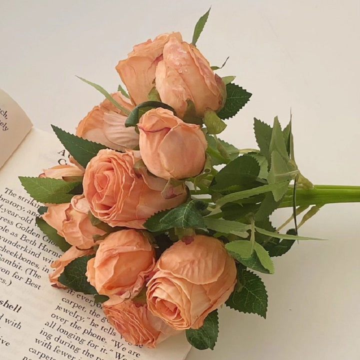 Lifelike Artificial Rose Bouquet