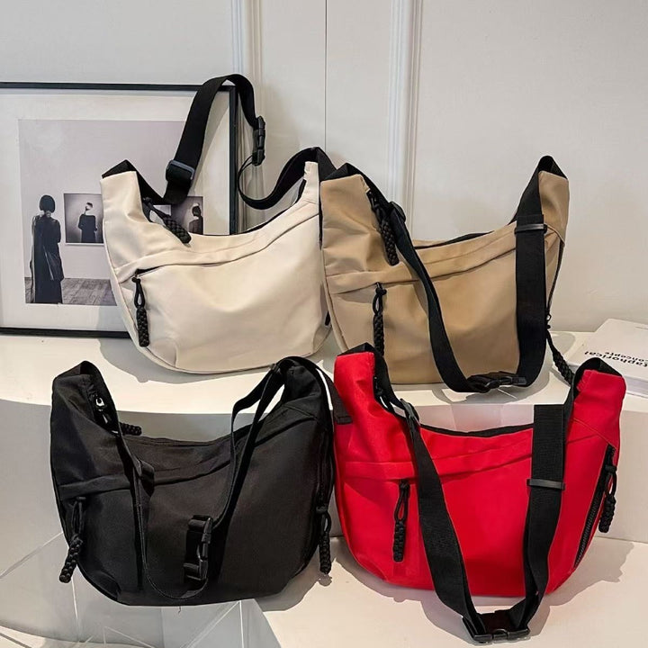 Practical shoulder bag with innovative carrying system Kalsten