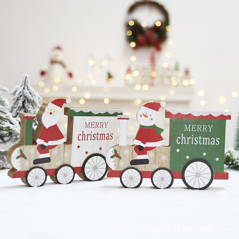 Decorative Santa Claus Train Ornament