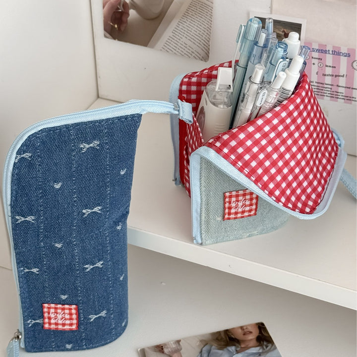 Denim Pencil Case