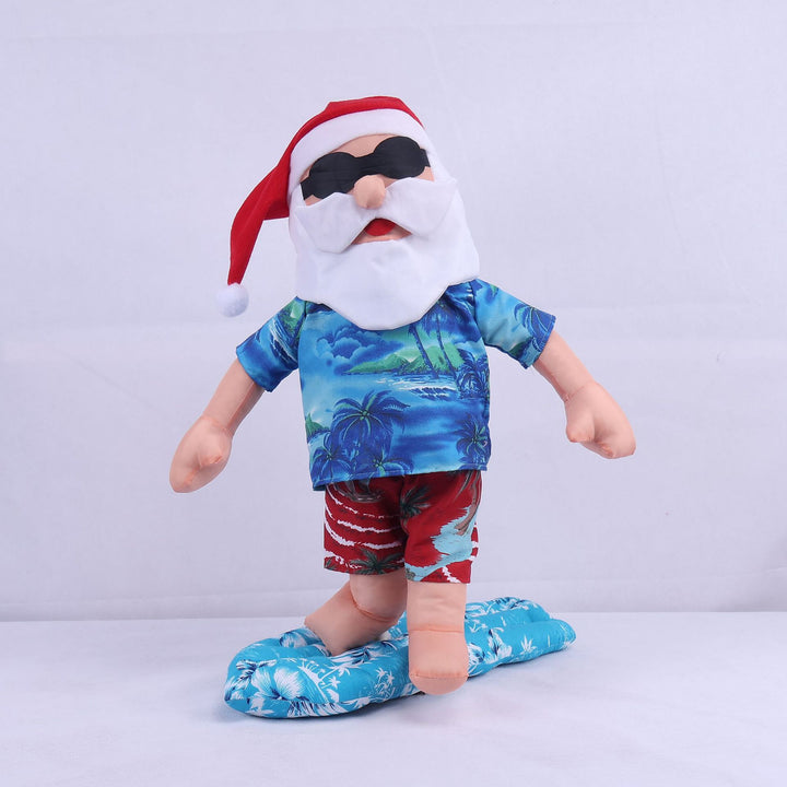 Funnier Santa Surfer Figure