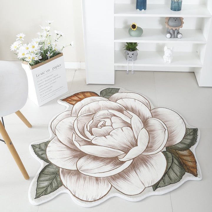 Floral Print Round Area Rug Kalsten