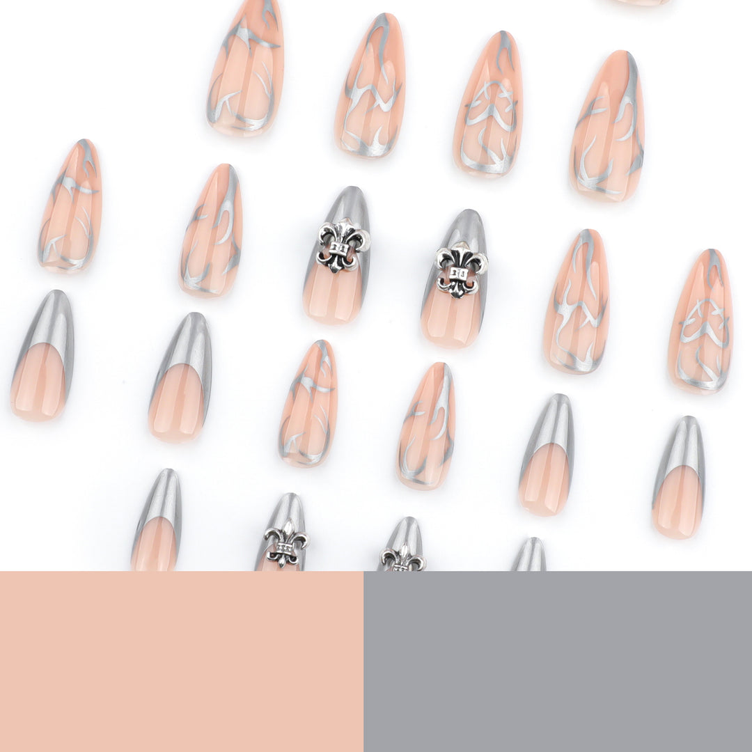Artful stiletto nails with elegant accents Kalsten