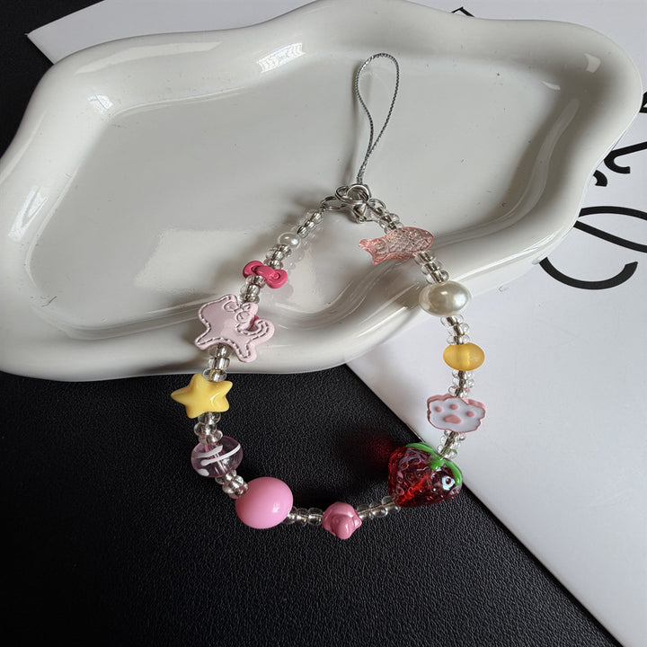 Playful Themed Charm Phone Strap Kalsten