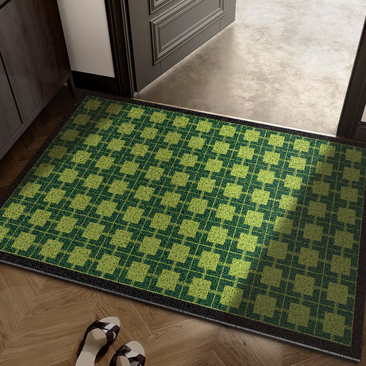 Floral Patterned Entryway Mat