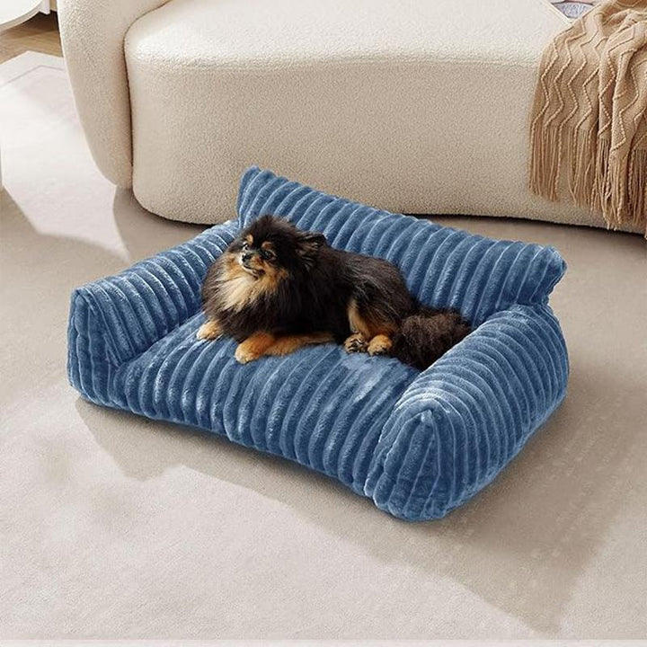 Soft Plush Lounge Dog Bed