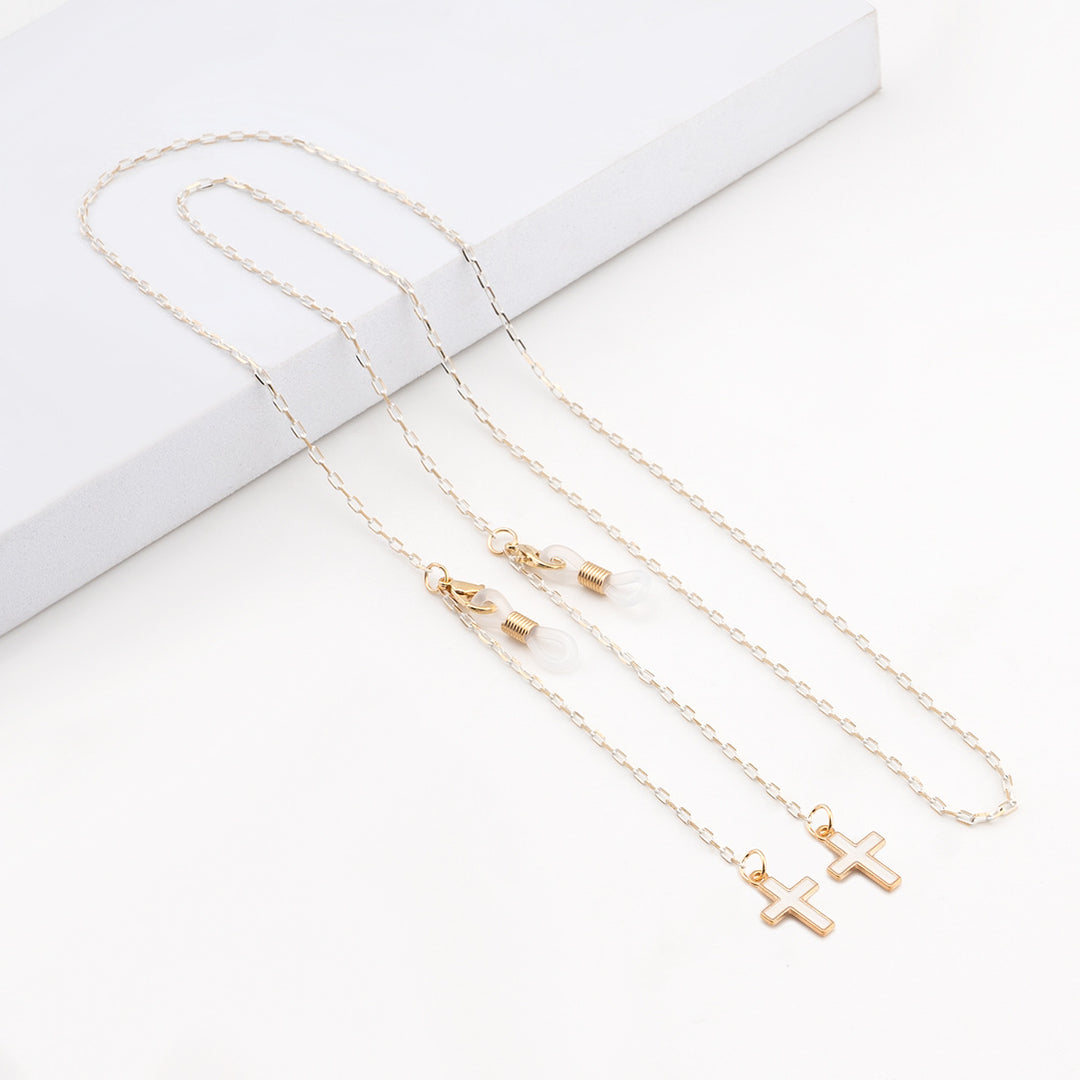Elegant Geometric Eyewear Chain Kalsten