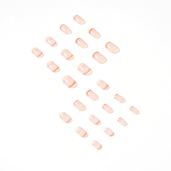 Elegant Nail Art with Bright Tips Kalsten
