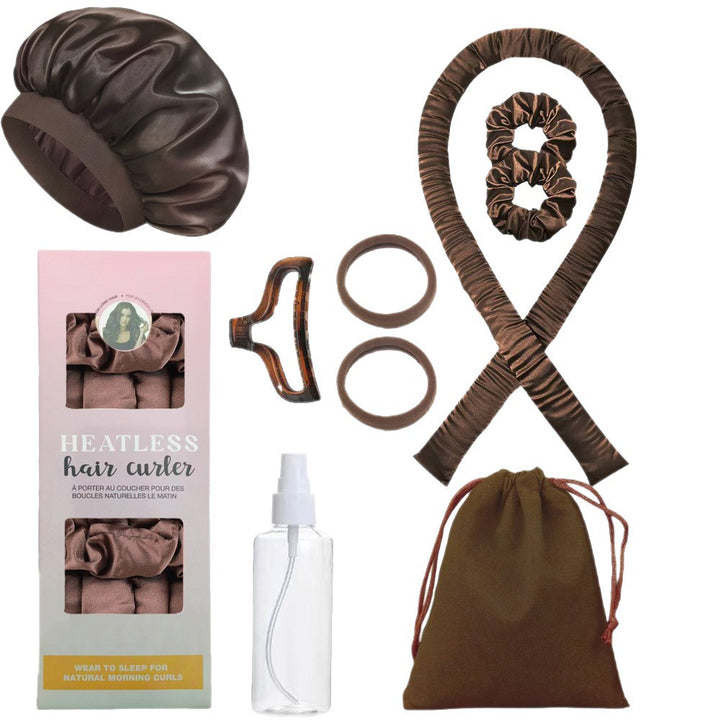Heatless Curling Set with Headband and Accessories