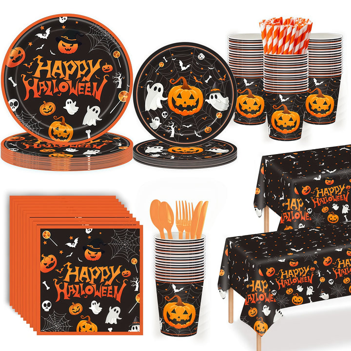 Halloween Paper Table Mats Disposable with Motif Print