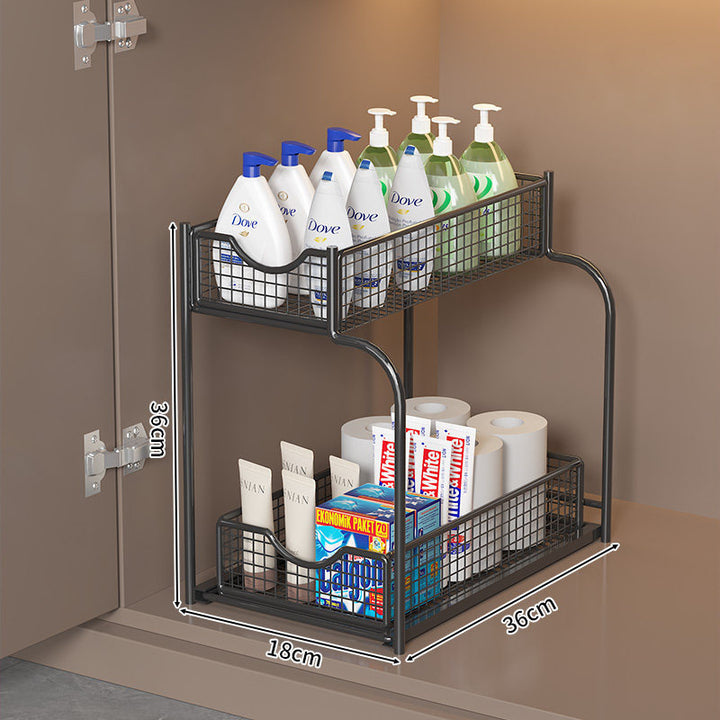 Two-Tier Under-Shelf Storage Organizer Kalsten
