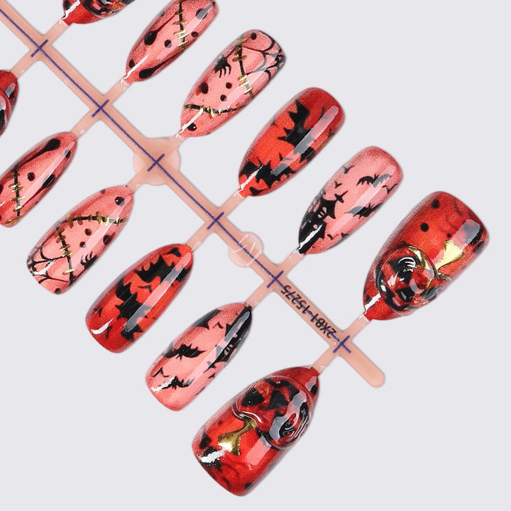 Creative Halloween Nail Art Set with Creepy Designs Kalsten