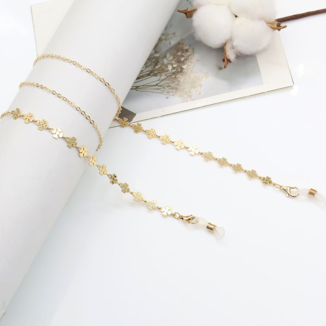 Cross-Embellished Eyewear Chain Kalsten