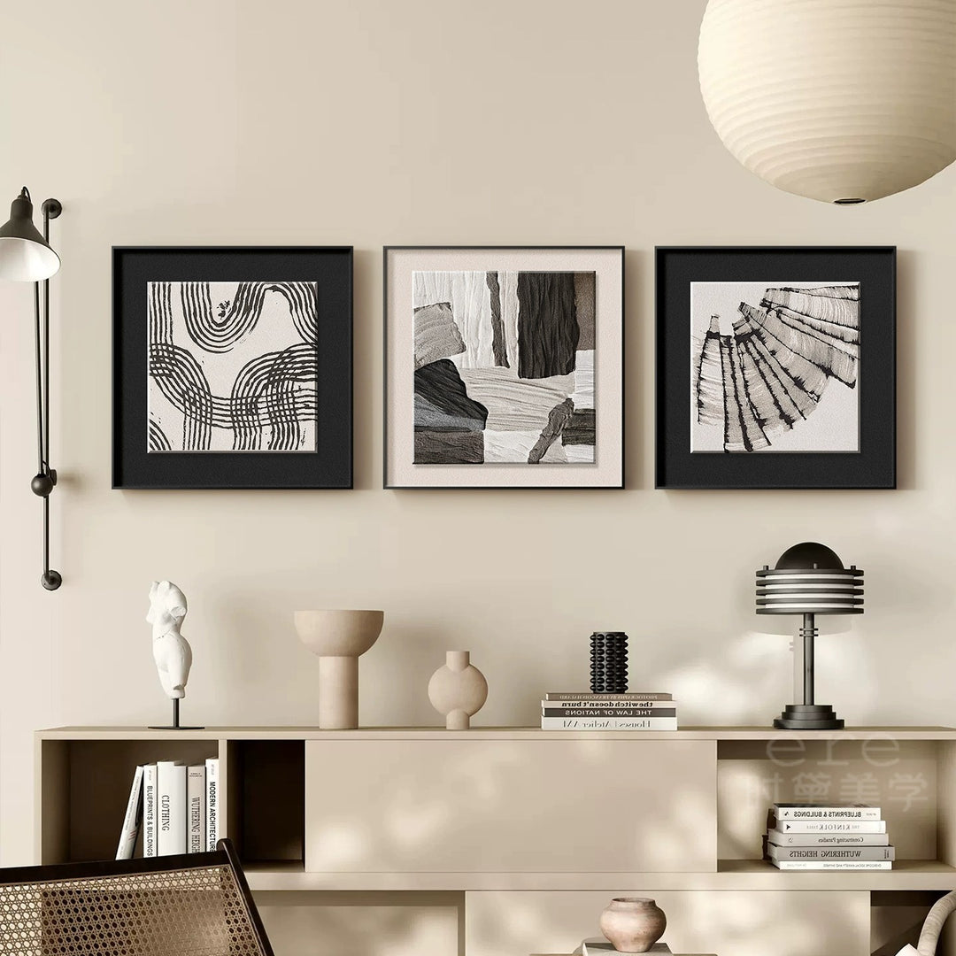 Abstract Textile Wall Art