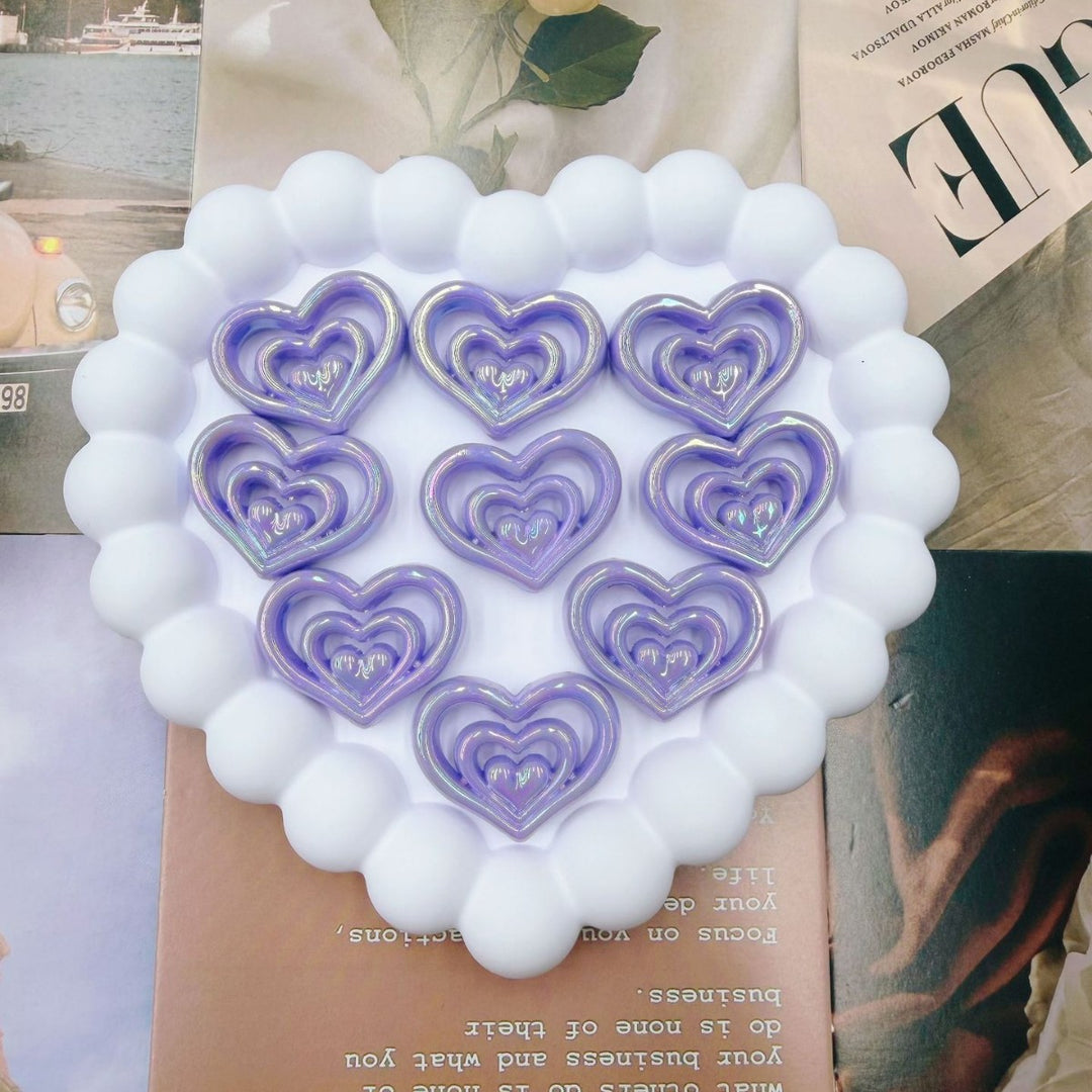 Decorative Heart-Shaped Resin Candle Holder kalsten