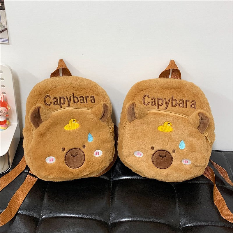 Plush Backpack in Capybara Design Kalsten 1785466535