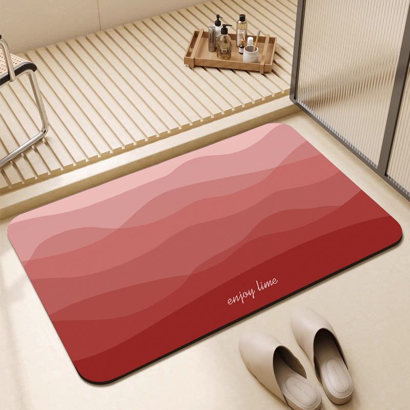 Motivational Phrase Bath Mat Kalsten