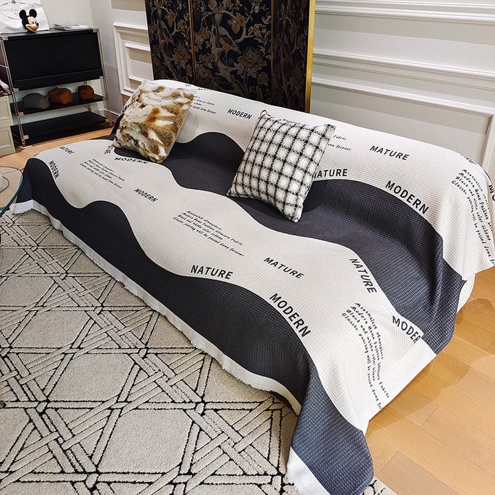 Cozy Contemporary Sofa Throw Blanket
