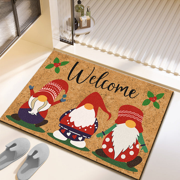 Festive Christmas-Themed Bath Mat Kalsten
