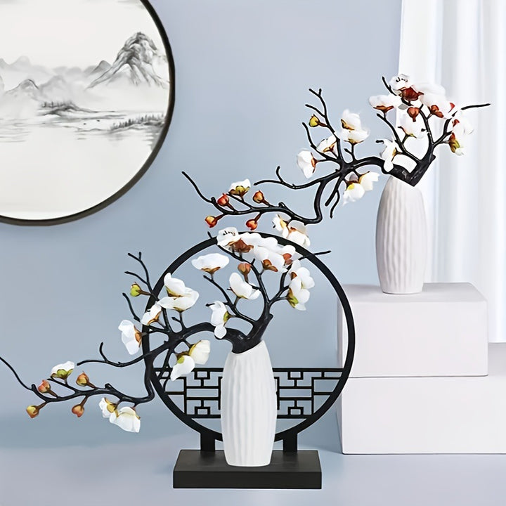 Elegant Artificial Orchid Arrangement for Decorative Display