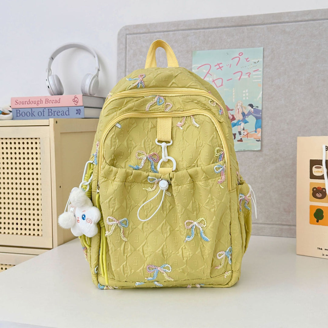 Playful Embroidered Backpack