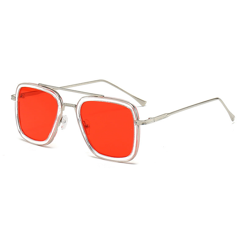 Women's stylish square sunglasses with metallic details Kalsten