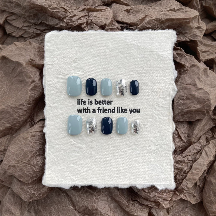 Artistic Press-On Nail Art Set