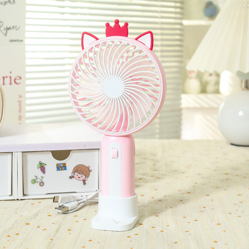 Women's Portable Hand Fan with Playful Animal Design Kalsten