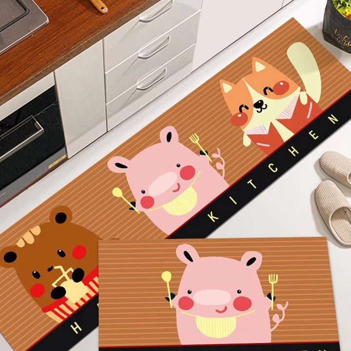 Cat-Themed Kitchen Mat Kalsten