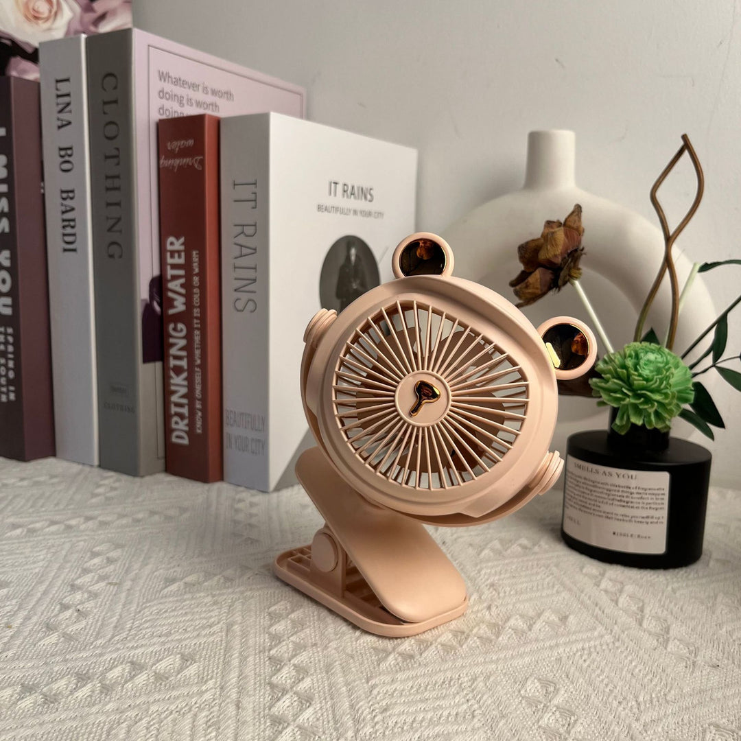 Cute Animal-Themed Portable Desk Fan Kalsten