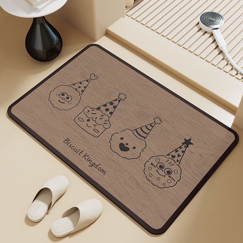 3D Butterfly Pattern Bath Mat