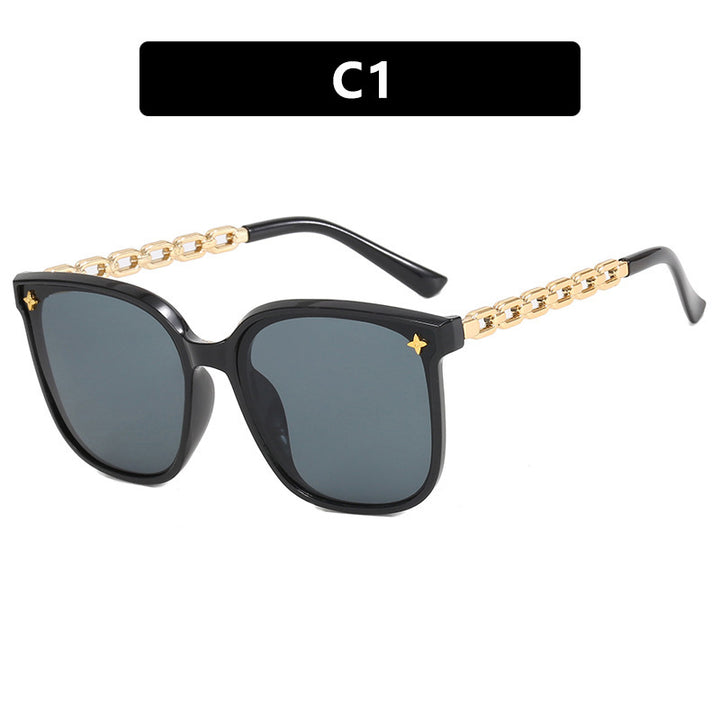 Ladies fashionable sunglasses with stylish chain accents Kalsten