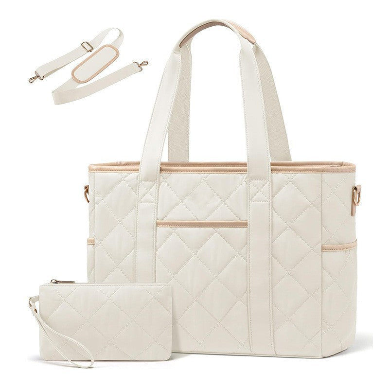 Elegant and roomy shoulder bag with structured quilting Kalsten