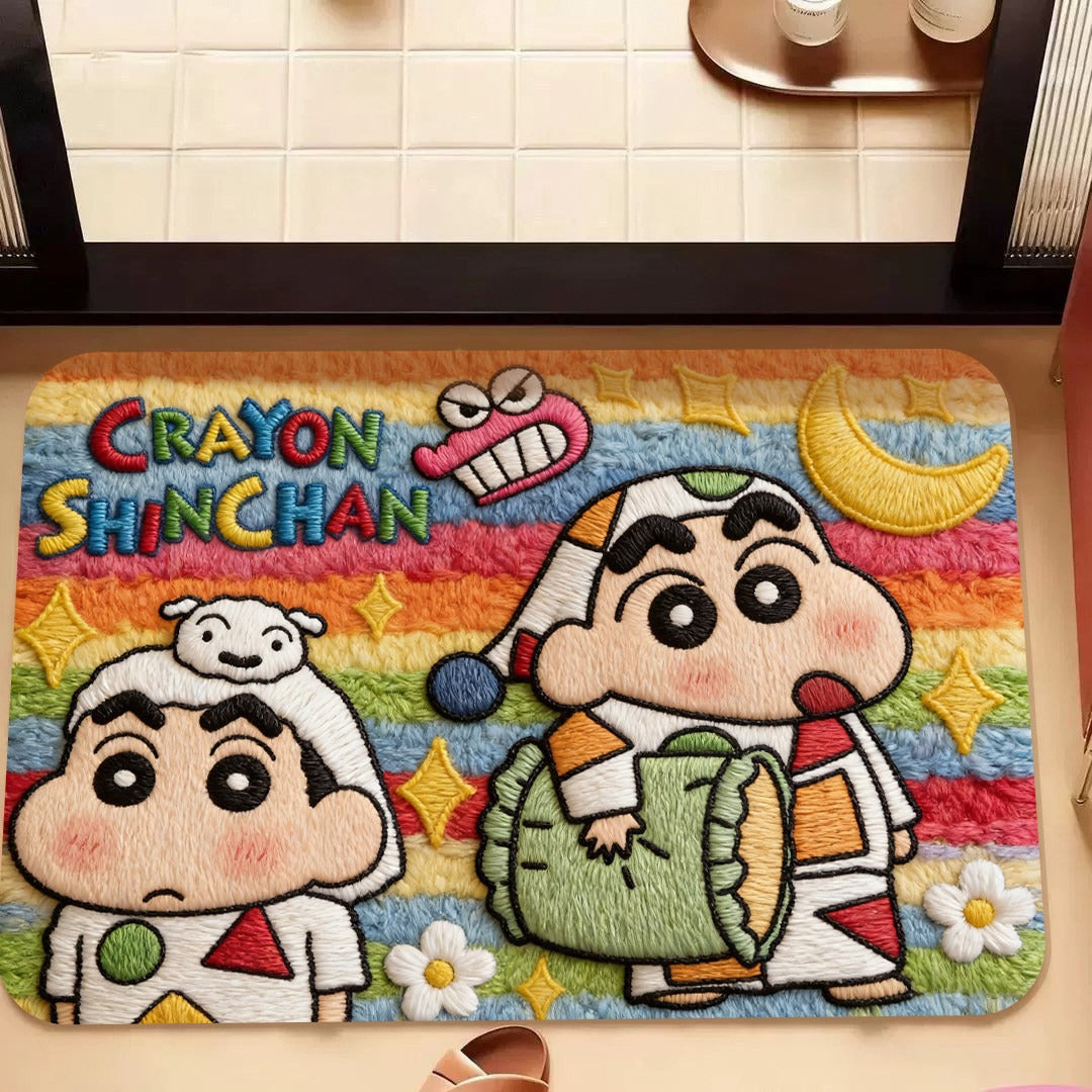Cartoon-Themed Plush Area Mat Kalsten