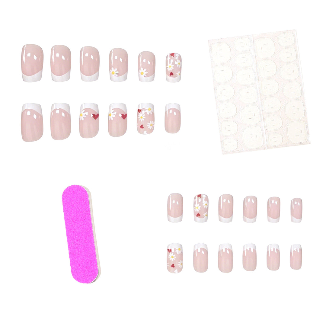 Acrylic Floral Nail Art Enhancements Kalsten