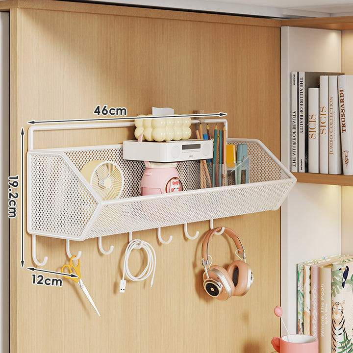 Clip-On Mesh Cabinet Edge Storage Basket Organizer