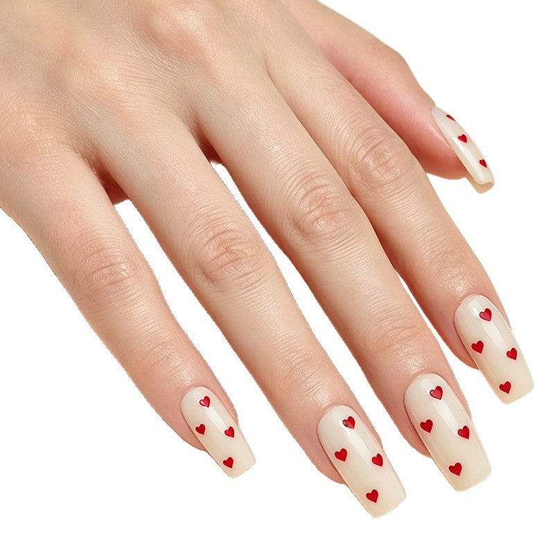 Decorative Heart Accented Nail Art Kalsten