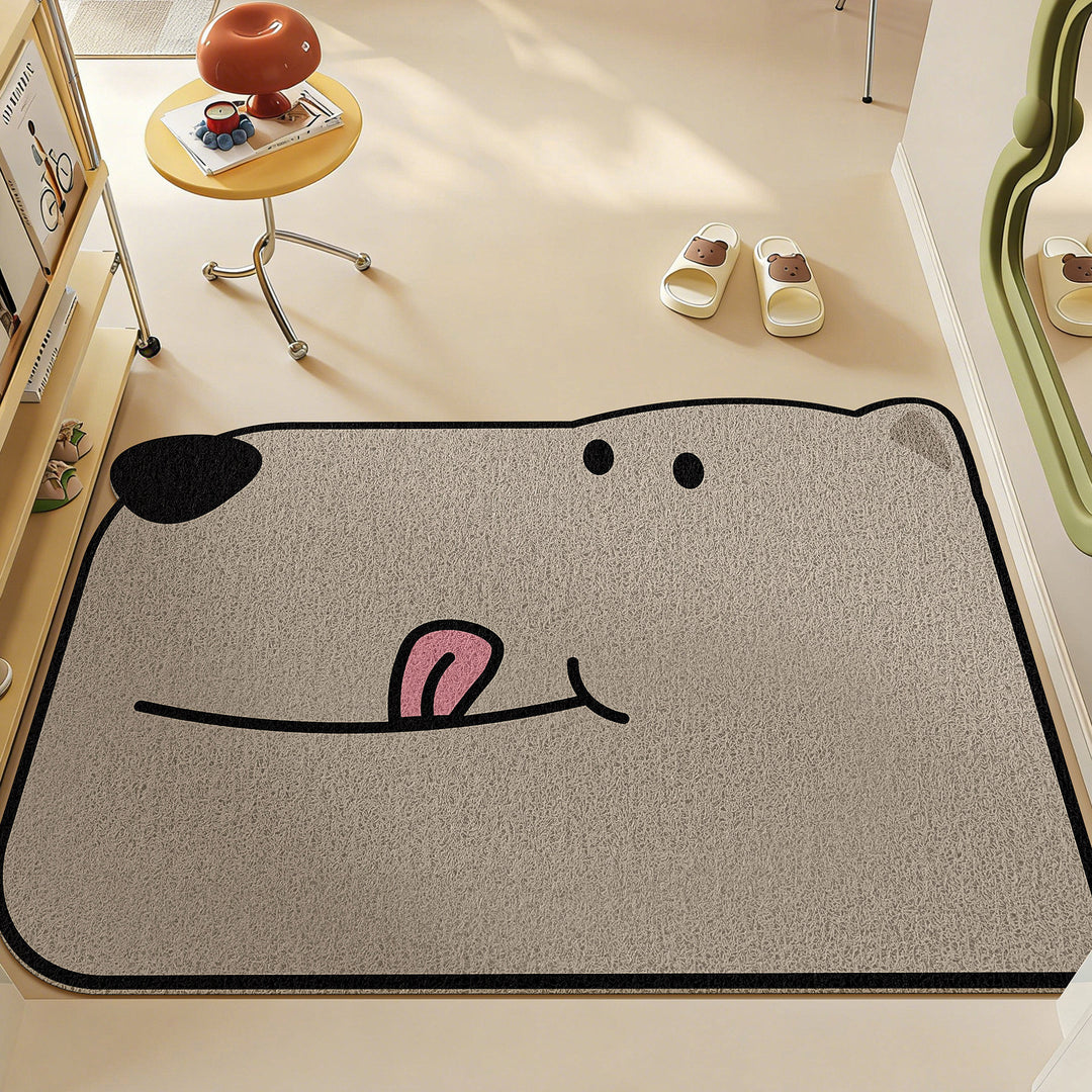 Fun Animal-Themed Plush Area Mat
