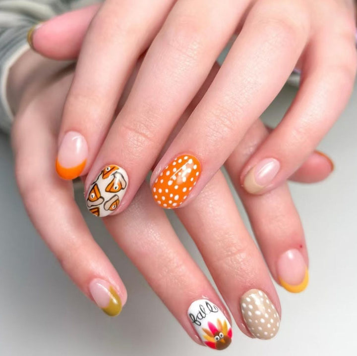 Creative Themed Press-On Nail Set