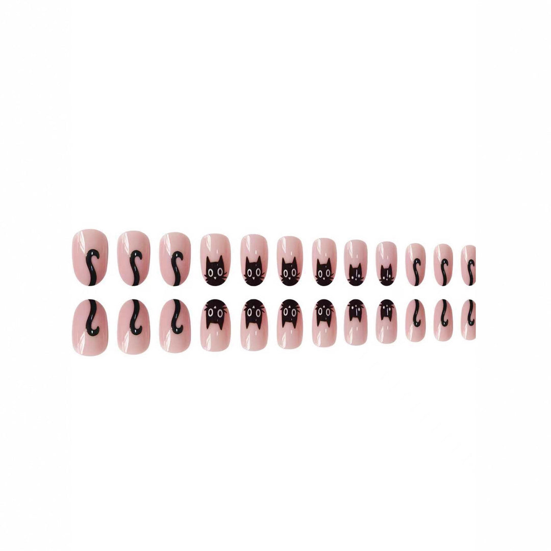 Cat-Themed Nail Art Extensions Kalsten