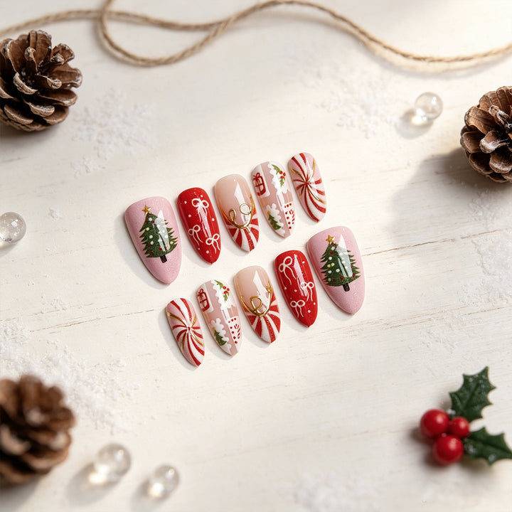 Artfully Designed Christmas Art Nails Kalsten