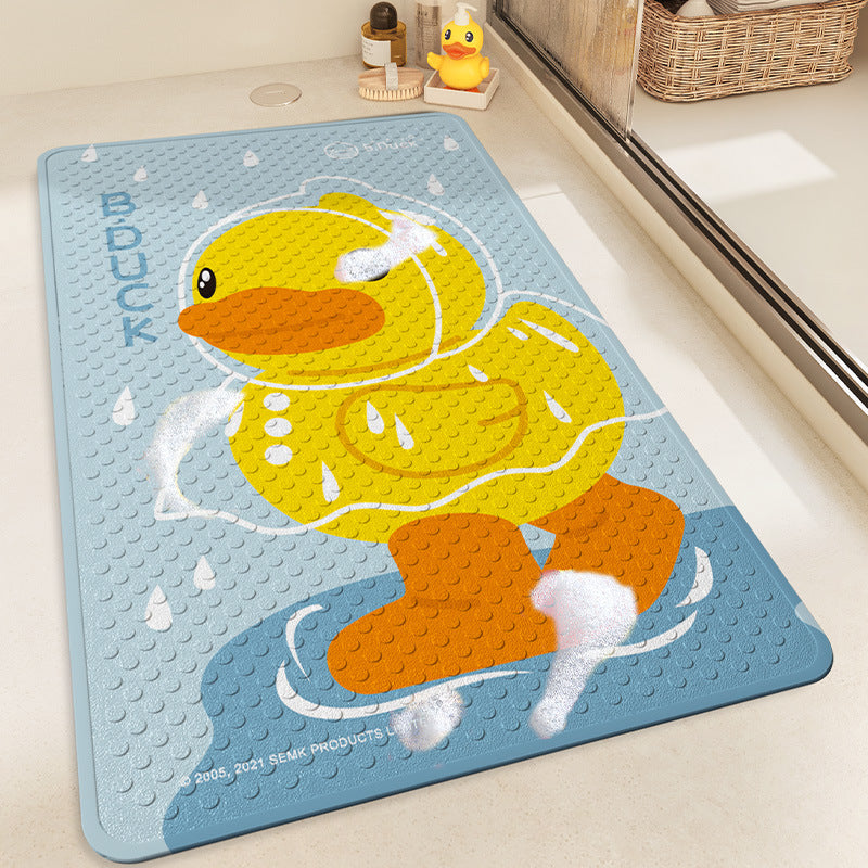 Playful Cartoon Shower Mat Kalsten