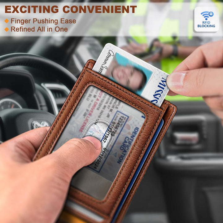 Sleek Multifunctional Leather Cardholder Kalsten