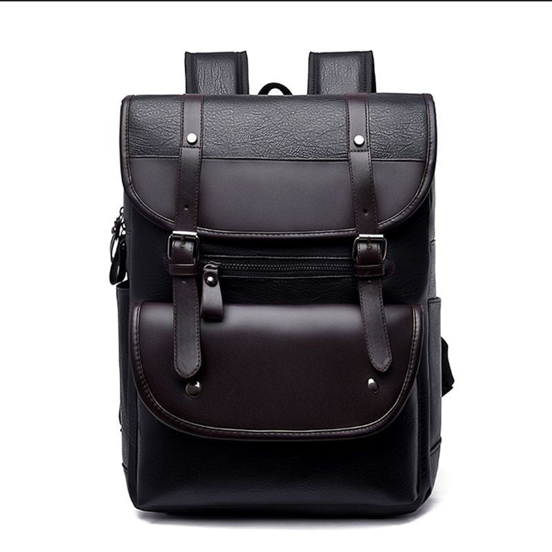 Backpack made of high-quality synthetic leather with multifunctional compartment system Kalsten