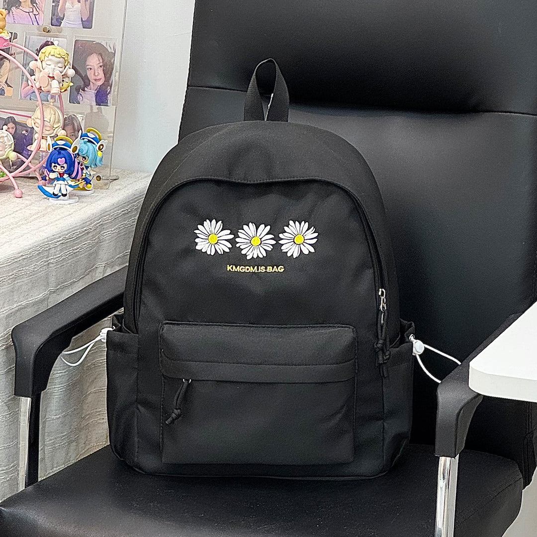 Stylish Floral Embroidered Backpack