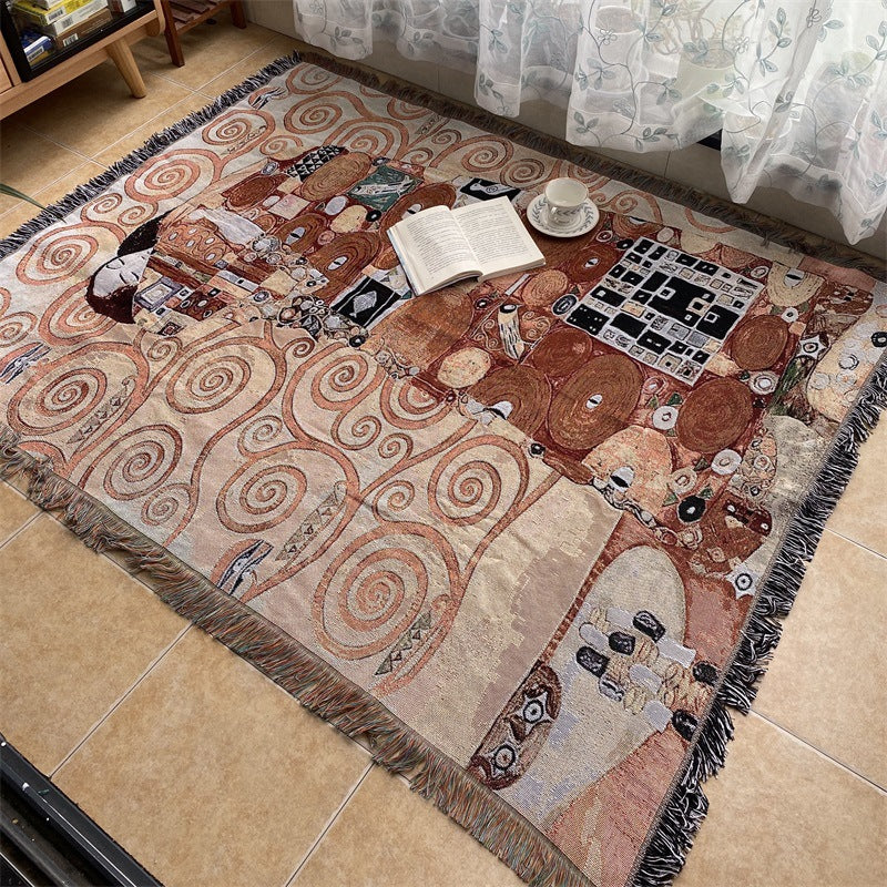 Decorative Artistic Tapestry Throw Blanket