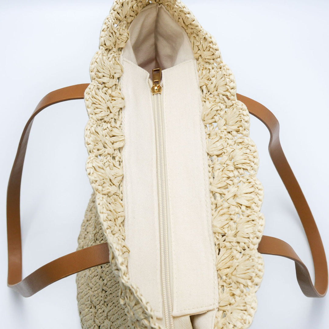 Handcrafted shoulder bag with unique mesh structure Kalsten